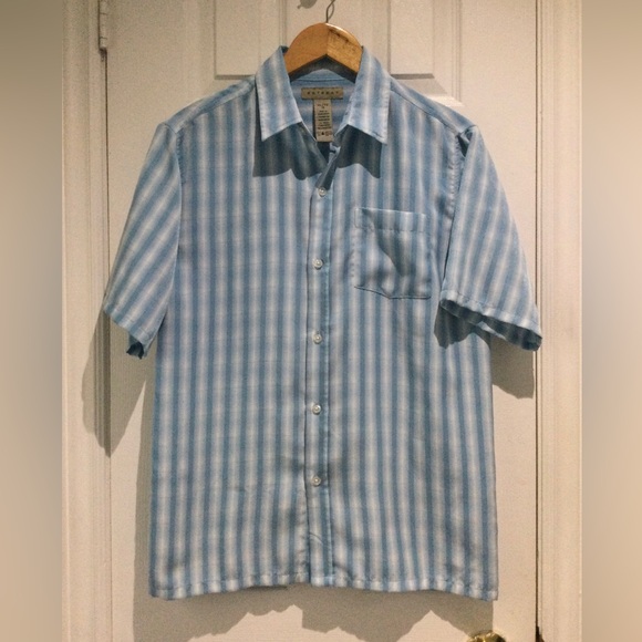Retreat Other - Retreat Vintage Mens Light Blue Plaid Men's Casual Shirt